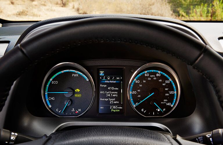 2017 toyota rav4 dashboard