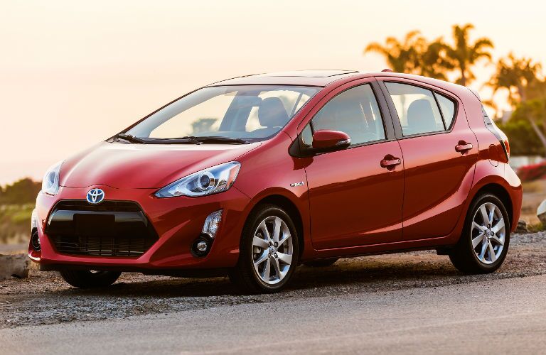 2018 Toyota Prius c Exterior Driver Side Front Angle