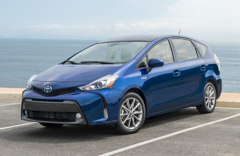 2018 Toyota Prius v Exterior Driver Side Front Angle