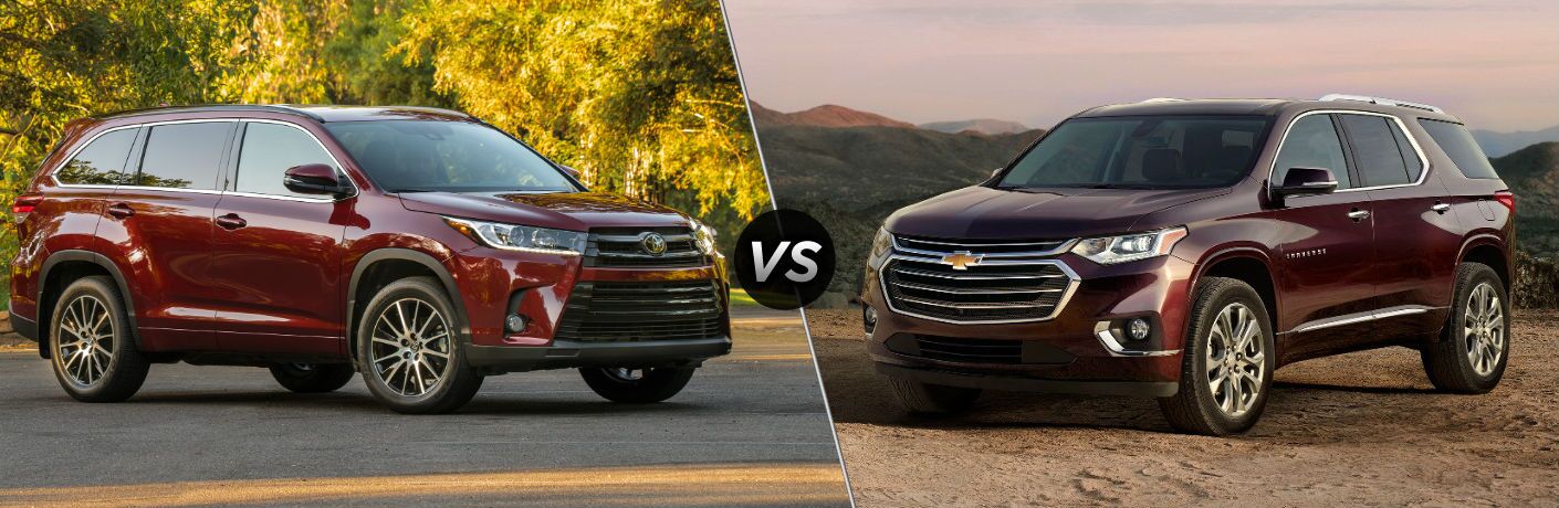 2018 Toyota Highlander Vs Chevy Traverse