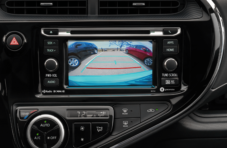 Toyota Prius C Interior Backup Camera