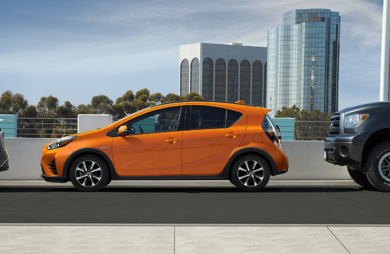2018 Toyota Prius C Exterior Size Comparison