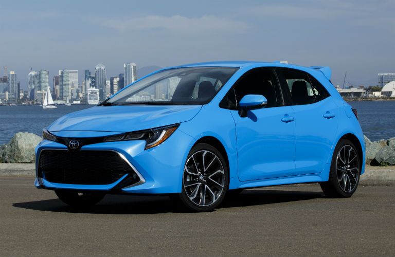 2019 Toyota Corolla Hatchback Exterior Driver Side Front Angle