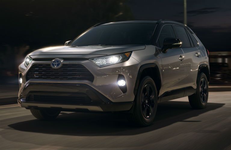 2019 Toyota RAV4 Hybrid Exterior Driver Side Front Angle