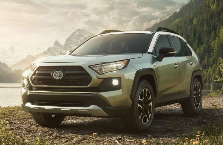 2019 Toyota RAV4 Exterior Driver Side Front Angle