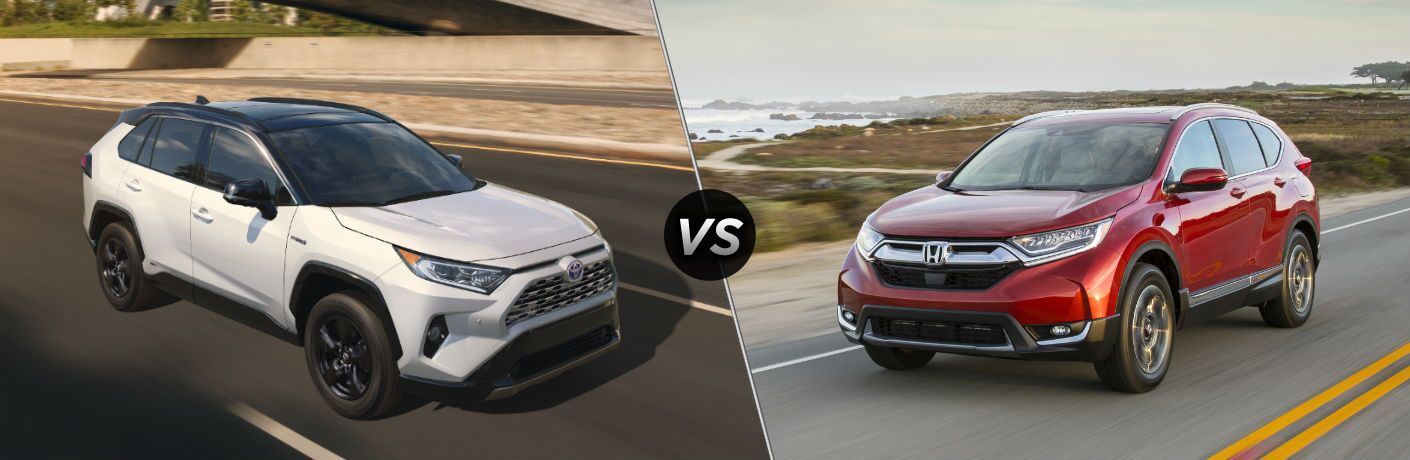 2019 Toyota Rav4 Hybrid Vs Honda Cr V