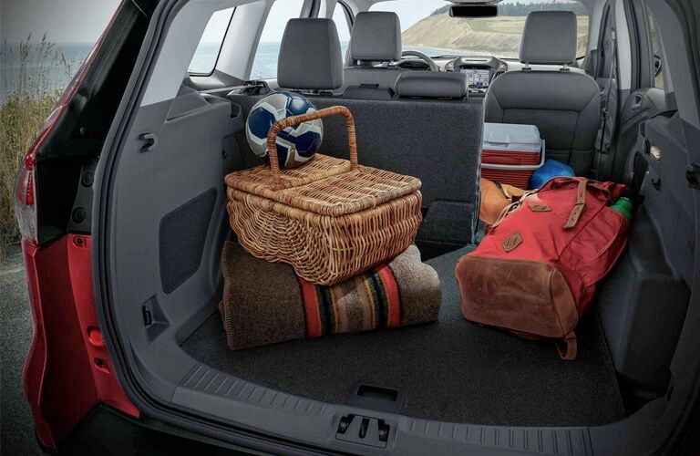 Open trunk of the 2018 Ford Escape