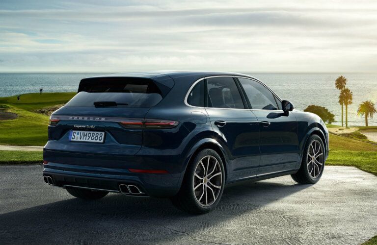 rear of the 2019 Porsche Cayenne