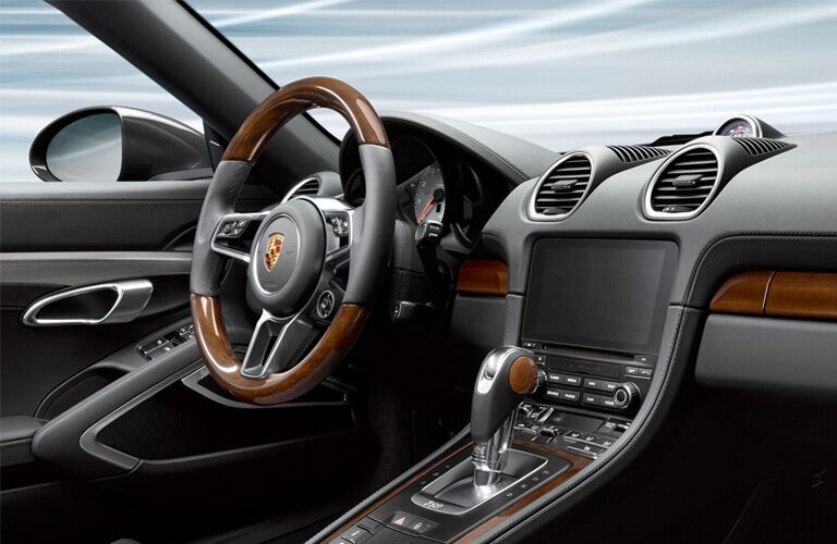 2018 Porsche 718 Cayman interior front