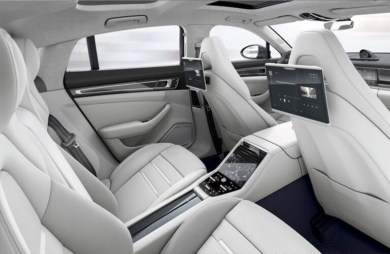 2018 Porsche Panamera rear seat view