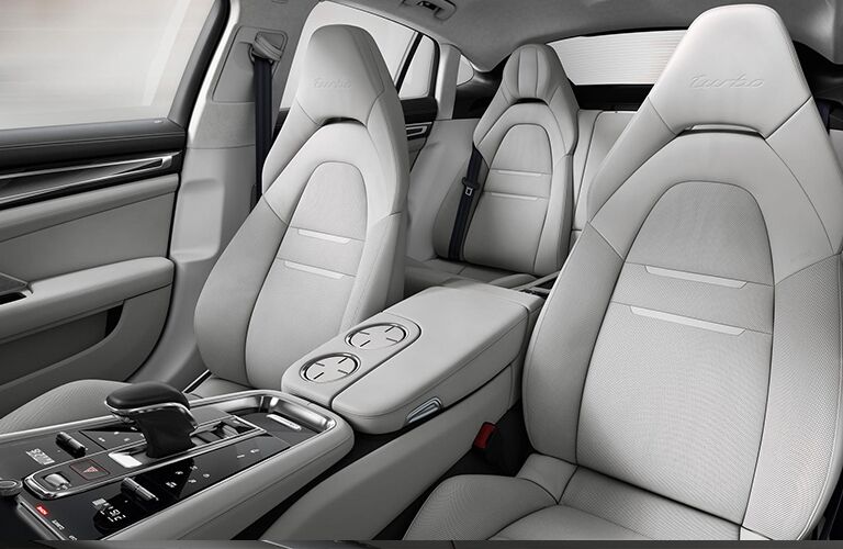 2019 Porsche Panamera front seat area
