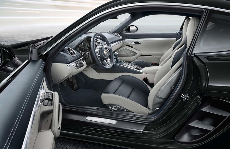 2019 Porsche 718 Cayman interior side view