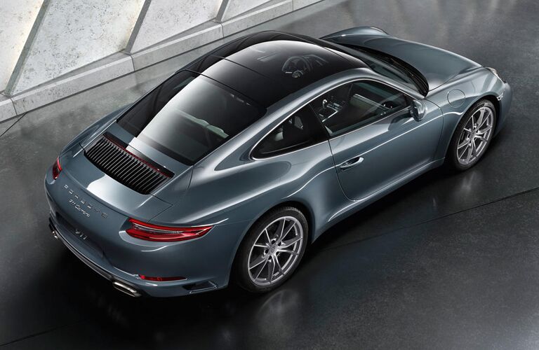 2019 Porsche 911 top view