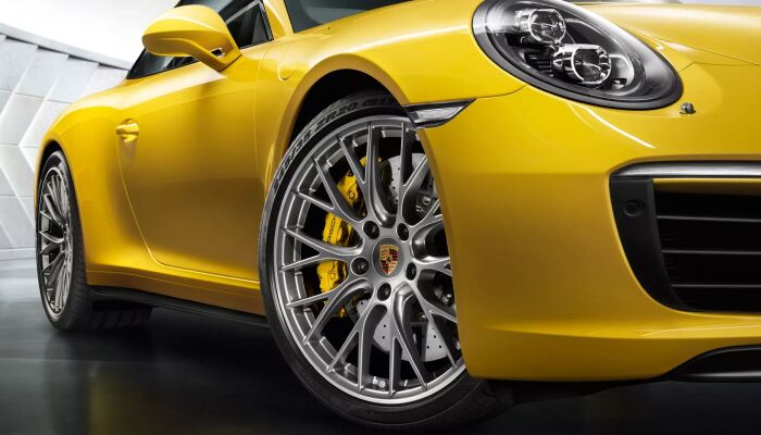 The sleek exterior of the 2019 Porsche 911 Carrera