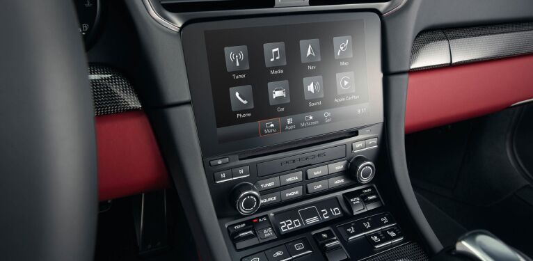 The 2019 Porsche 911 Turbo comes equipped with modern technology features
