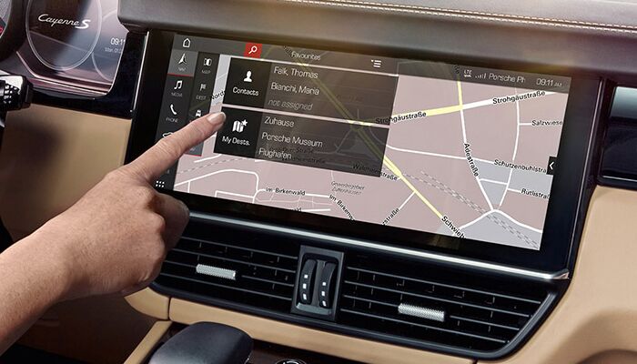 Porsche Connect App Navigation System