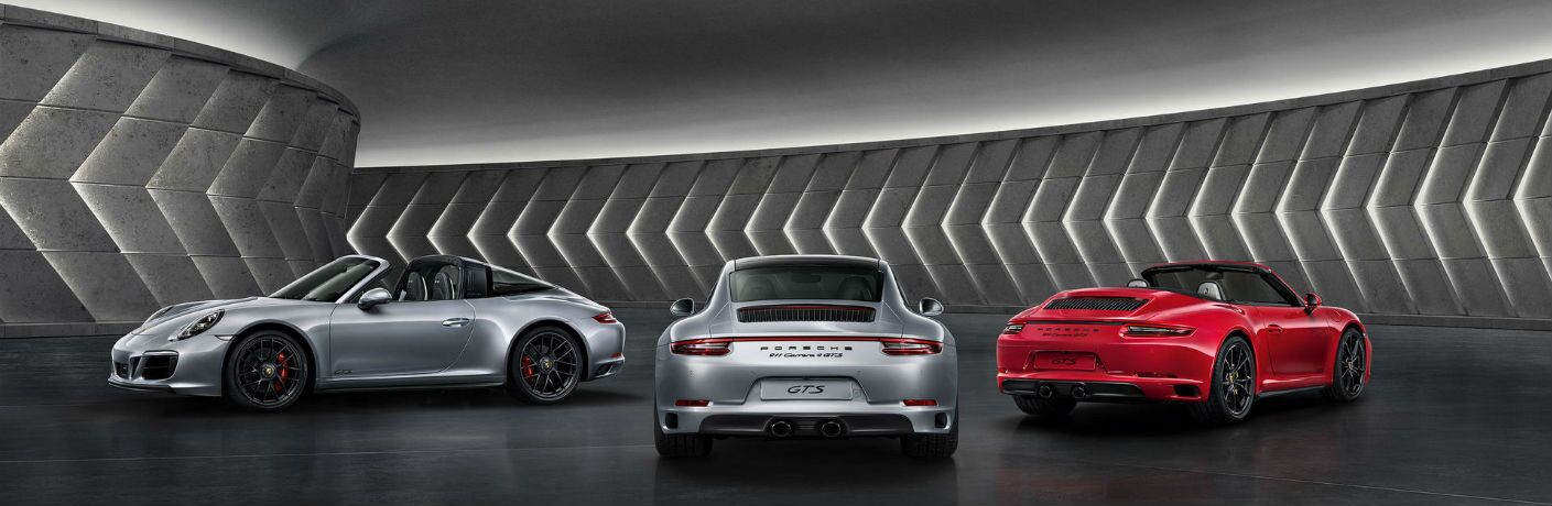 2019 Porsche 911 Carrera GTS and 2019 Porsche 911 Carrera GTS Cabriolet and 2019 Porsche 911 Targa 4 GTS