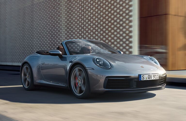 A front right quarter photo of the 2020 Porsche 911.