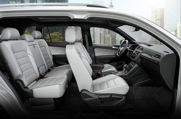 2020 Volkswagen Tiguan vienna leather seating surfaces