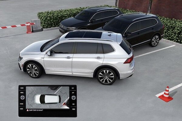 2020 Volkswagen Tiguan Overhead View Camera (Area View)