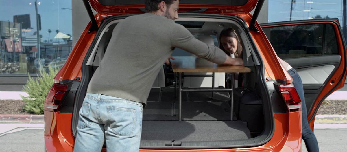2019 Volkswagen Tiguan cargo space vs competition