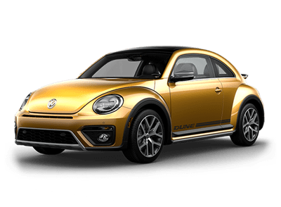 VW Beetle at San Diego Volkswagen dealership near Santee