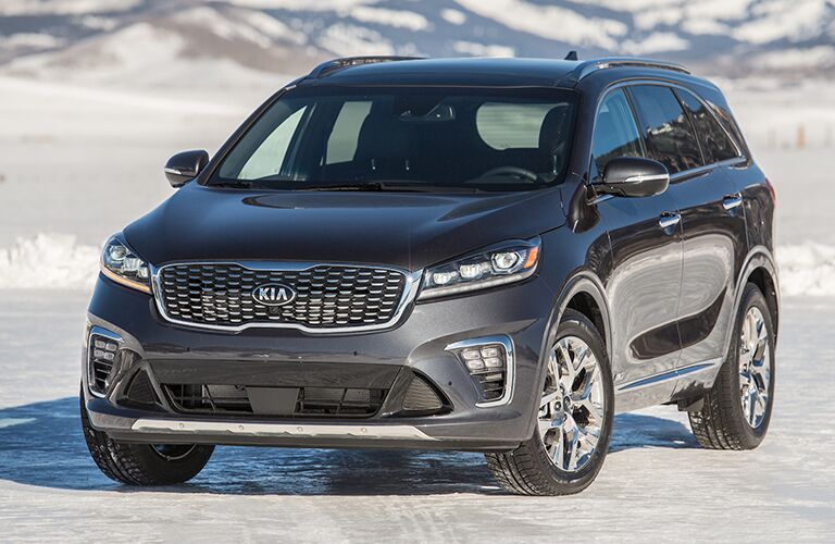 2019 Kia Sorento in the snow