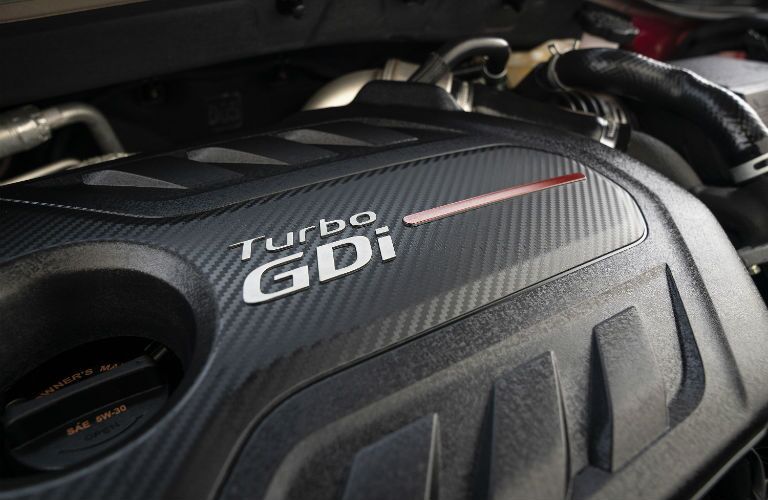 A photo of one of the engines used by the 2020 Kia Sportage.