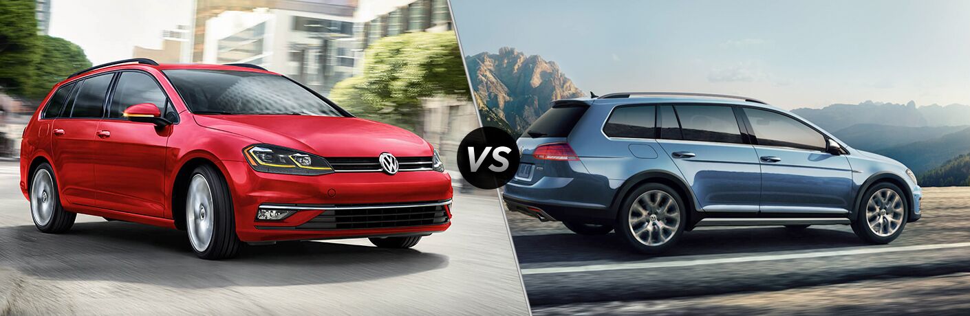 19 Volkswagen Golf Sportwagen Vs 19 Volkswagen Golf Alltrack