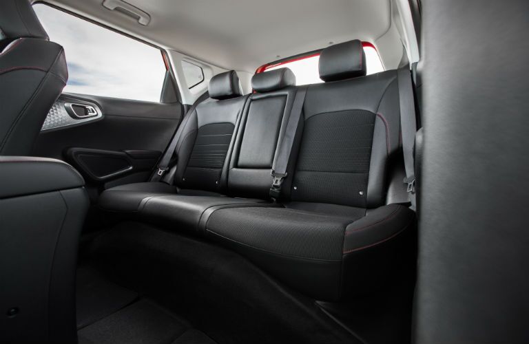 Another photo of the rear seats in the 2020 Kia Soul.