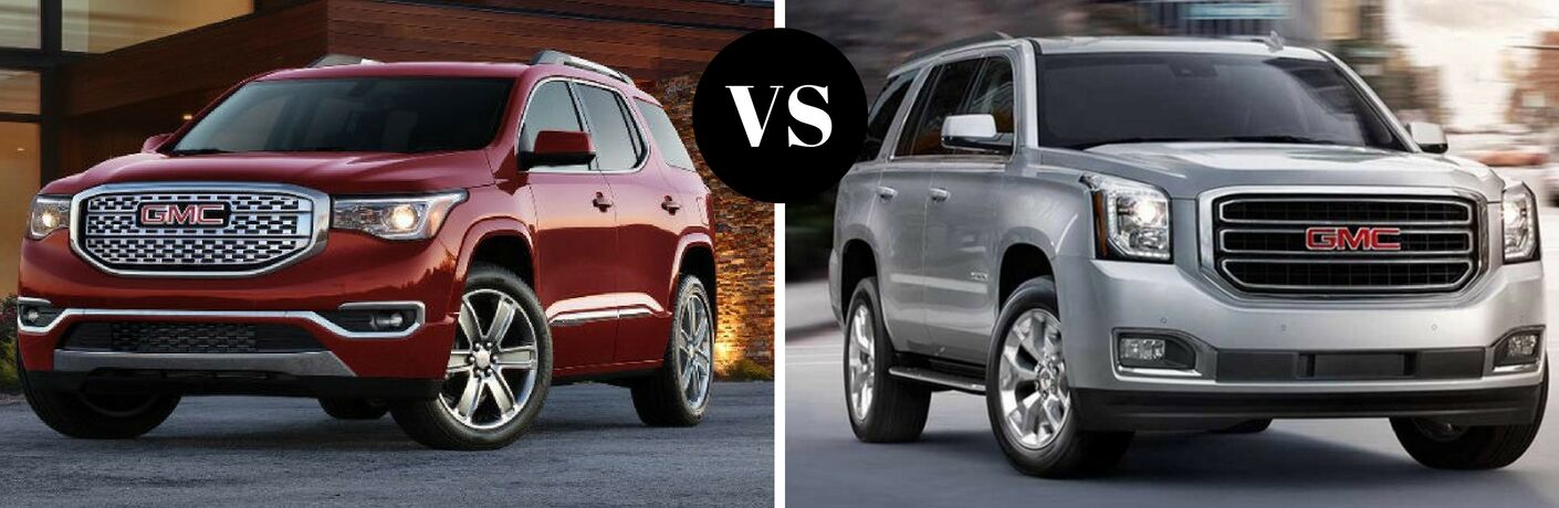 2017 Gmc Acadia Vs 2017 Gmc Yukon