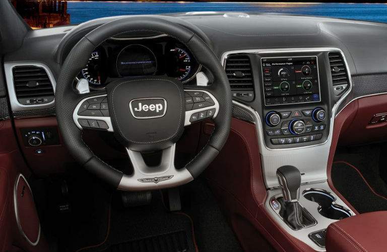 2018 jeep Grand Cherokee Trackhawk dashboard