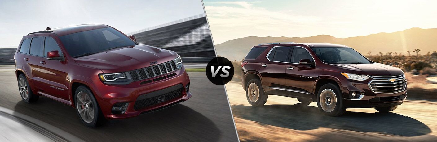 2018 Jeep Grand Cherokee Vs 2019 Chevrolet Traverse