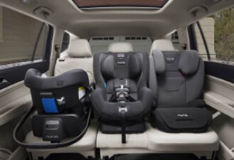 2nd row with room for three child seat