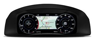 Wide Map Navigation View