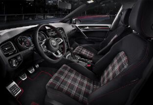 Clark Plaid seating surfaces