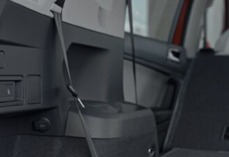 Seat release levers in the cargo area