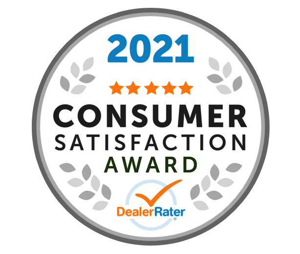 2021 DealerRater Consumer Satisfaction Award