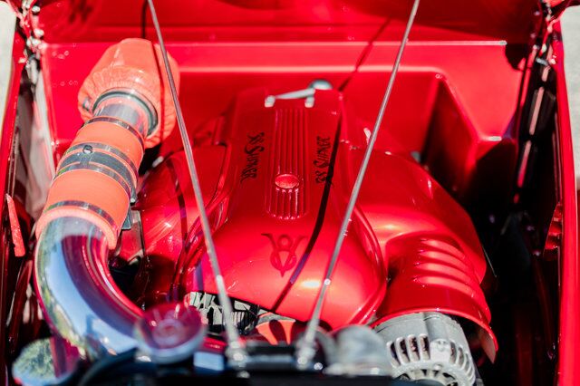 1938 Ford Standard Coupe Shaker V8 Custom Red Deer AB