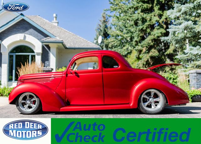 1938 Ford Standard Coupe Shaker V8 Custom Red Deer AB