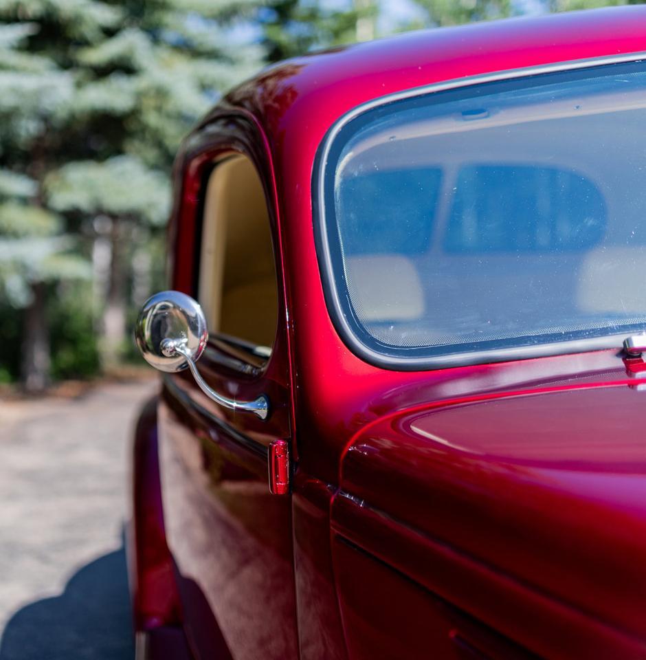 1938 Ford Standard Coupe Shaker V8 Custom Red Deer AB