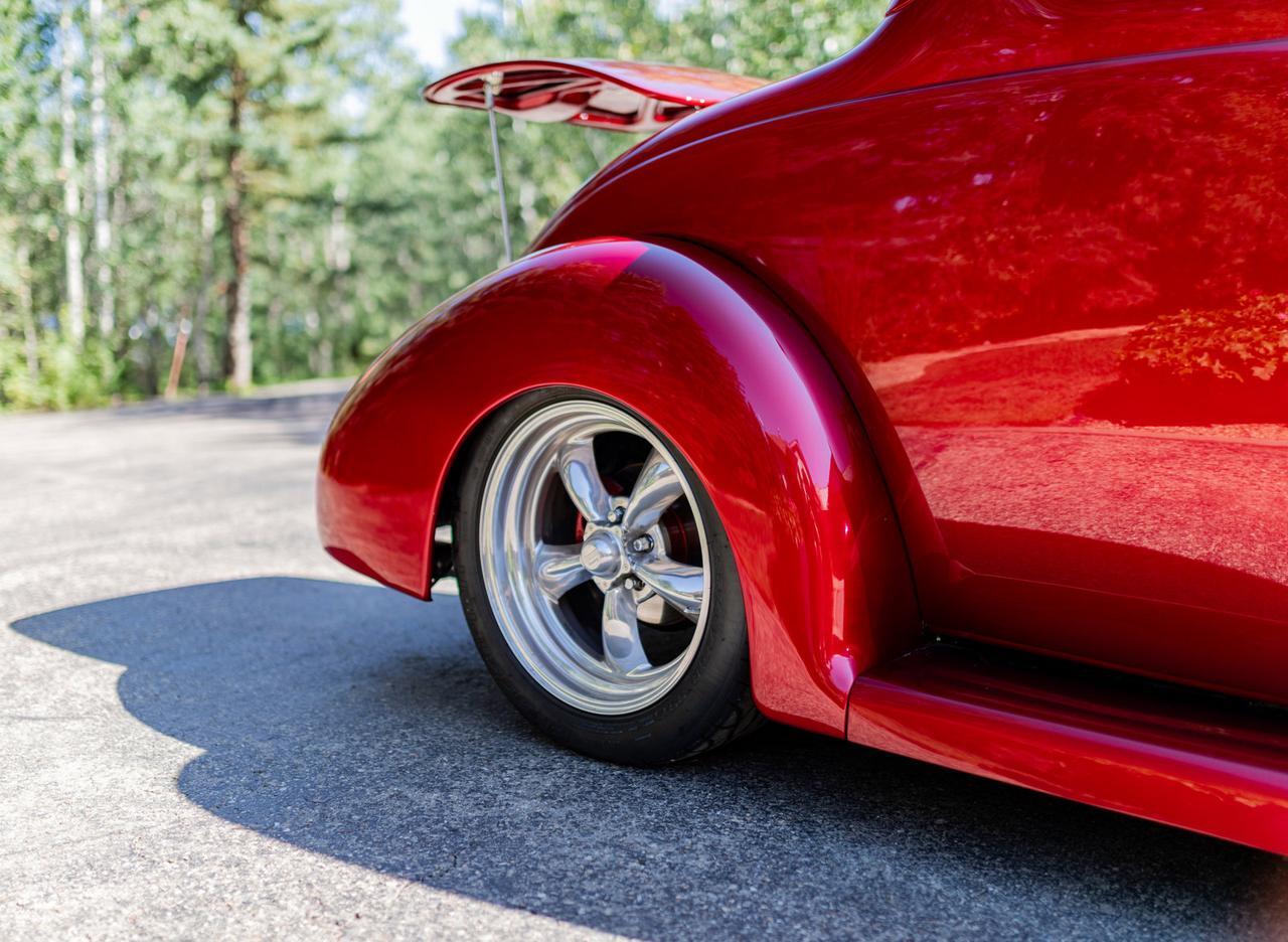 1938 Ford Standard Coupe Shaker V8 Custom Red Deer AB