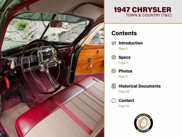 1947 Chrysler Town &amp; Country Paramus NJ