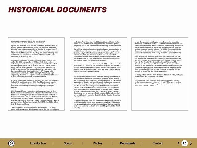 1947 Chrysler Town &amp; Country Paramus NJ