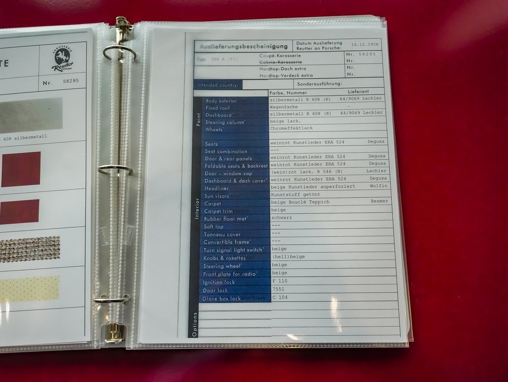 1957 Porsche 356 Carrera 1500 GS Colorado Springs CO