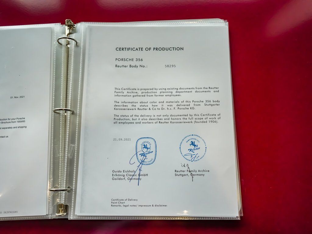 1957 Porsche 356 Carrera 1500 GS Colorado Springs CO