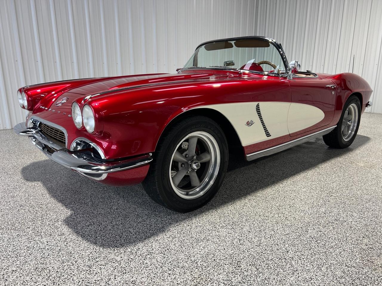 1962 Chevrolet Corvette Convertible, Restomod, 327/275 Cammed (Sounds Incredible), 375hp, New Frame, Vintage Air A/C