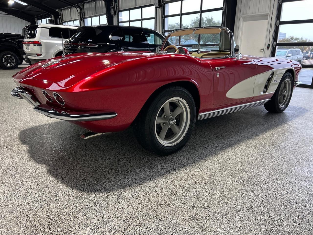 1962 Chevrolet Corvette Convertible, Restomod, 327/275 Cammed (Sounds Incredible), 375hp, New Frame, Vintage Air A/C Houston TX