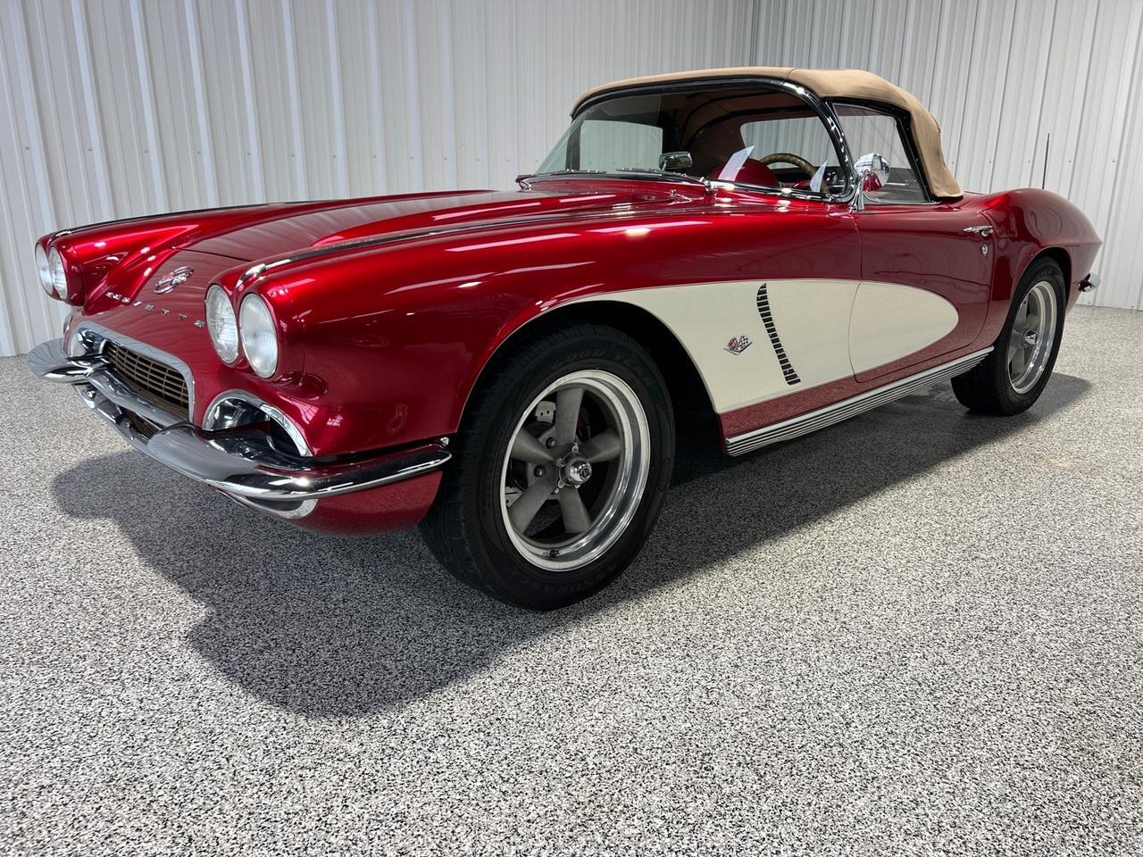 1962 Chevrolet Corvette Convertible, Restomod, 327/275 Cammed (Sounds Incredible), 375hp, New Frame, Vintage Air A/C