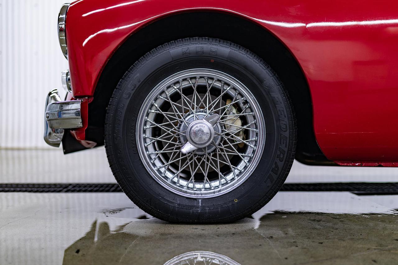 1962 MG MGA Mark 1 Roadster Manual Leather Red Deer AB